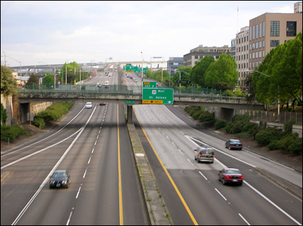405 Freeway in Portland