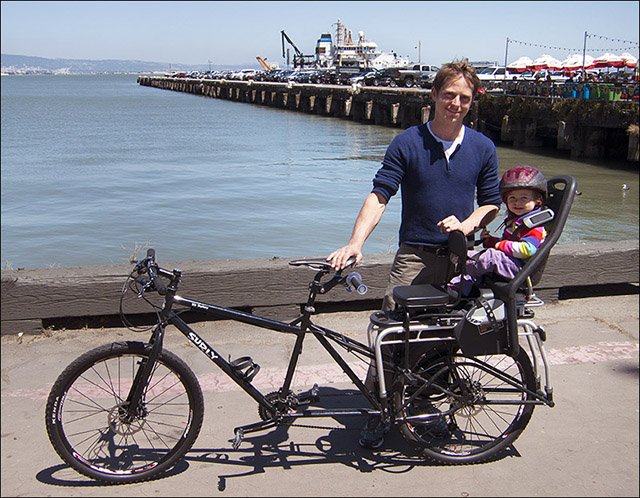 School run on a  longtail