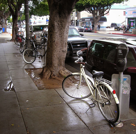 Missing Bike Valet in Santa Monica