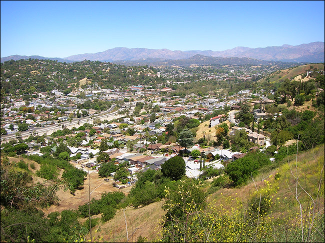 Highland Park from Montecito Heights