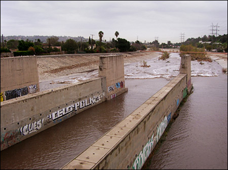 The Los Angeles River near Silverlake