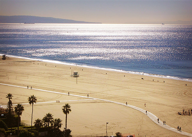 Santa Monica beach, November 2010