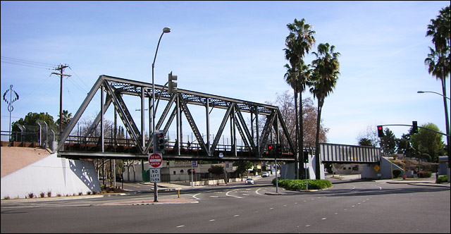 Whittier Greenway Trail Bridge over Five Points